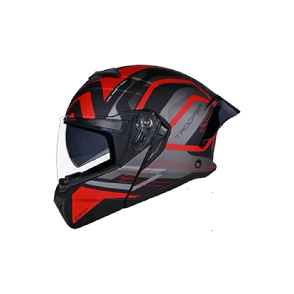 Studds TROOPER D1 helmet Full face helmet Studds Best motorcycle helmet Studds Studds helmet with visor ISI certified full face helmet Studds D1 helmet online Trooper D1 helmet price