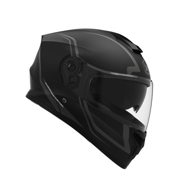 FULL FACE HELMET MATT BALCK DECAL - Image 2