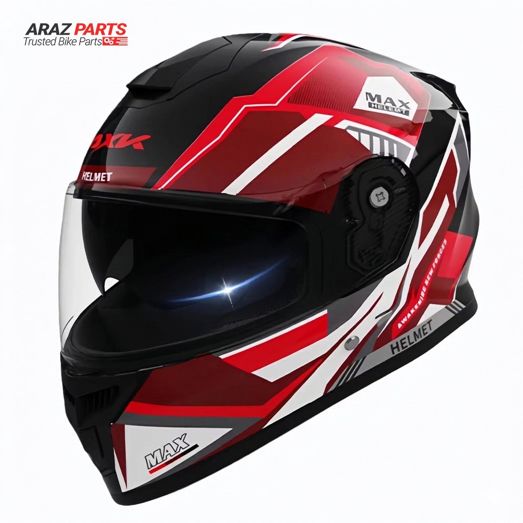 Full Face Helmet Black red BD, Black Red Bike Helmet Price in Bangladesh, Stylish Full Face Helmet BD, Racing Design Helmet Bangla Motorcycle Full Helmet BD,
