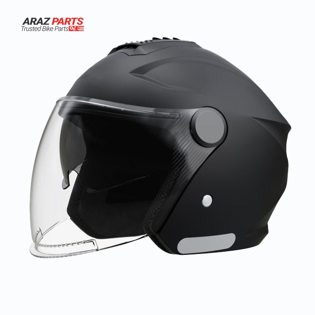 Half Face Helmet Matte Black BD, Matte Black Half Helmet Price in Bangladesh, Plain Black Open Face Helmet BD, Motorcycle Half Helmet Bangla, Stylish Half Helmet BD,
