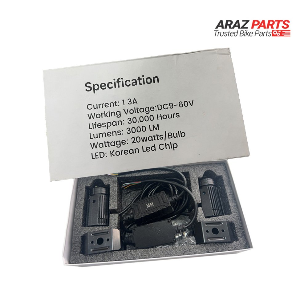 KING LED MOTORCYCLE FOG LIGHTS - Image 3